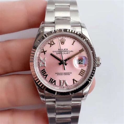 pink lady rolex|rolex 34 datejust pink face.